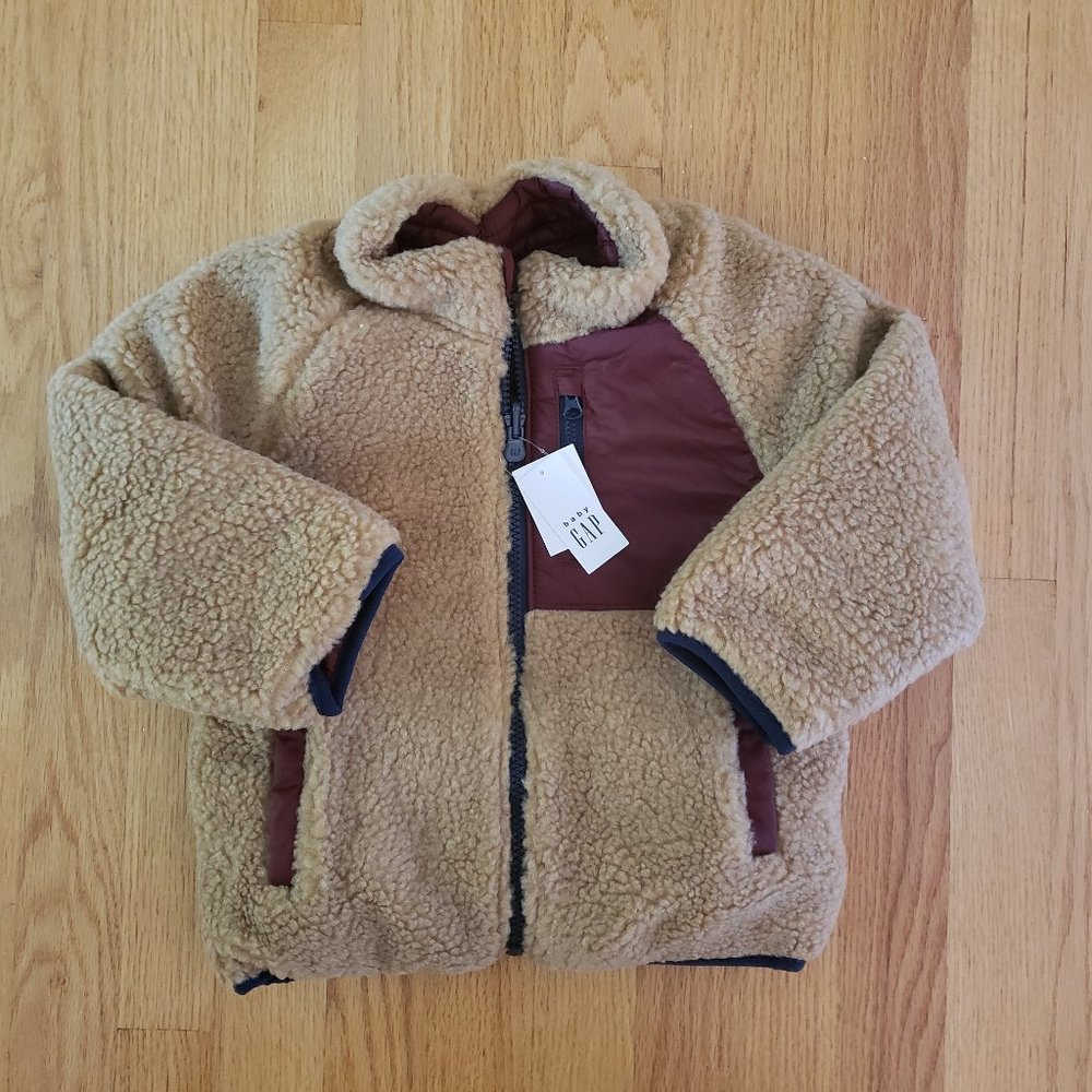 Gap Toddler Nylon Reversible Sherpa Jacket